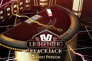 First Person Lightning Blackjack